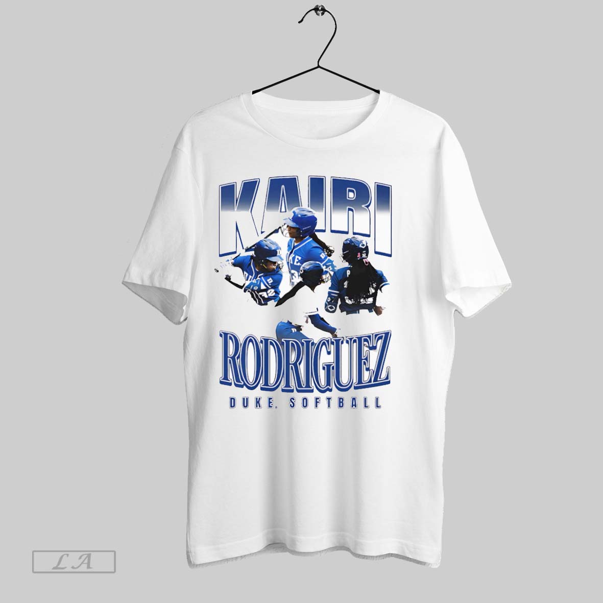 Original Kairi Rodriguez Duke Softball Retro 90s White Poster