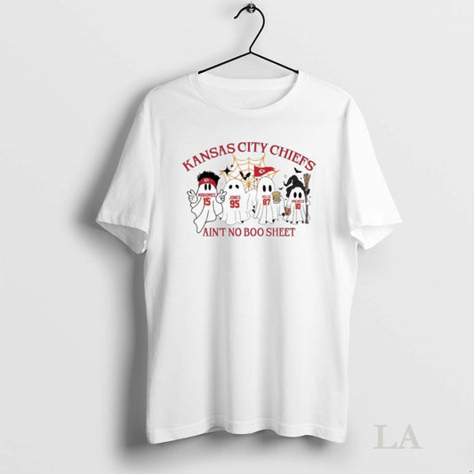 Original Kansas City Chiefs Ghosts Of Players Mahomes Jones Kelce Pacheco Aint No Boo Sheet