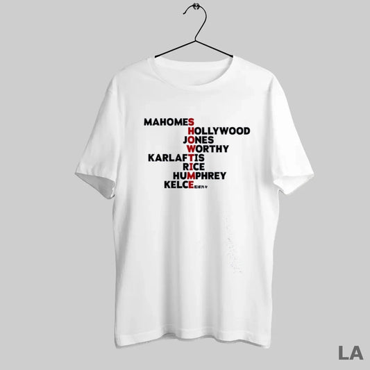 Original Kansas City Showtime Mahomes Hollywood Jones Worthy Karlaftis Rice Humphrey Kelce