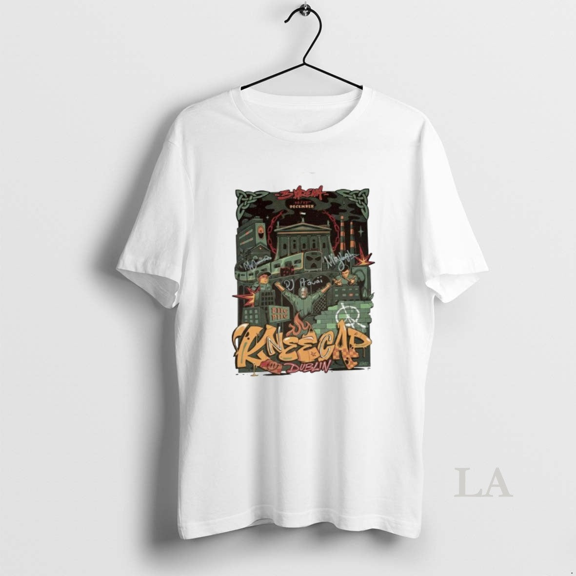Original Kneecap Dublin Ireland 2025 Event At 3 Arena On December 16 17 2025 Signed T-Shirts, Hoodie, Sweatshirt