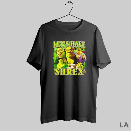 Original Lets Have Shrex Cartoon Character Graphic