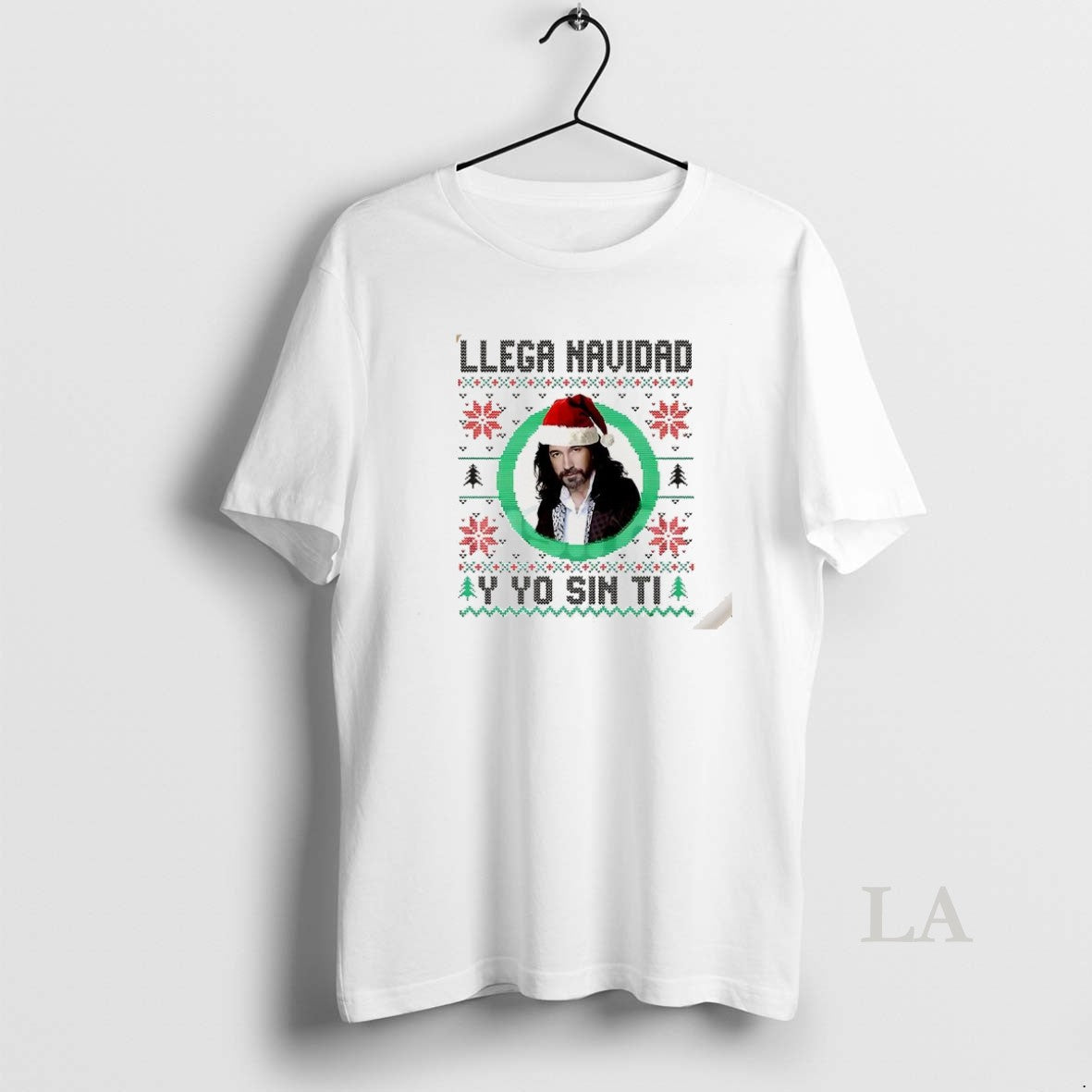 Original Llega Navidad Y Yo Sin Ti Ugly Christmas Music Lover T-Shirts, Hoodie, Sweatshirt | AU18TeeNovaLab.com