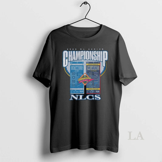 Original Los Angeles Dodgers Vs Milwaukee Brewers 2025 Nl Series Championship Nlcs Long Sleve