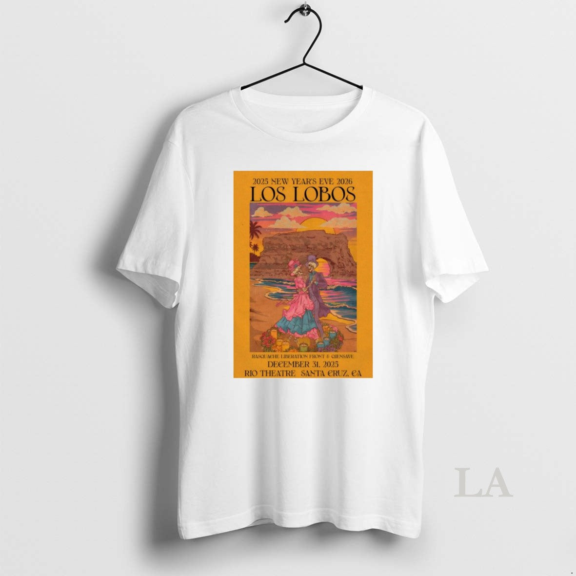Original Los Lobos Rio Theatre Santa Cruz Ca Dec 31 2025 T-Shirts, Hoodie, Sweatshirt | AU18TeeNovaLab.com