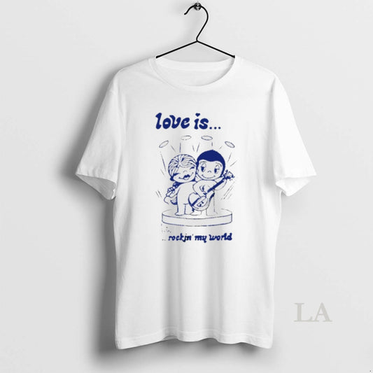 Original Love Is Rockin My World T-Shirts, Hoodie, Sweatshirt | AU18TeeNovaLab.com