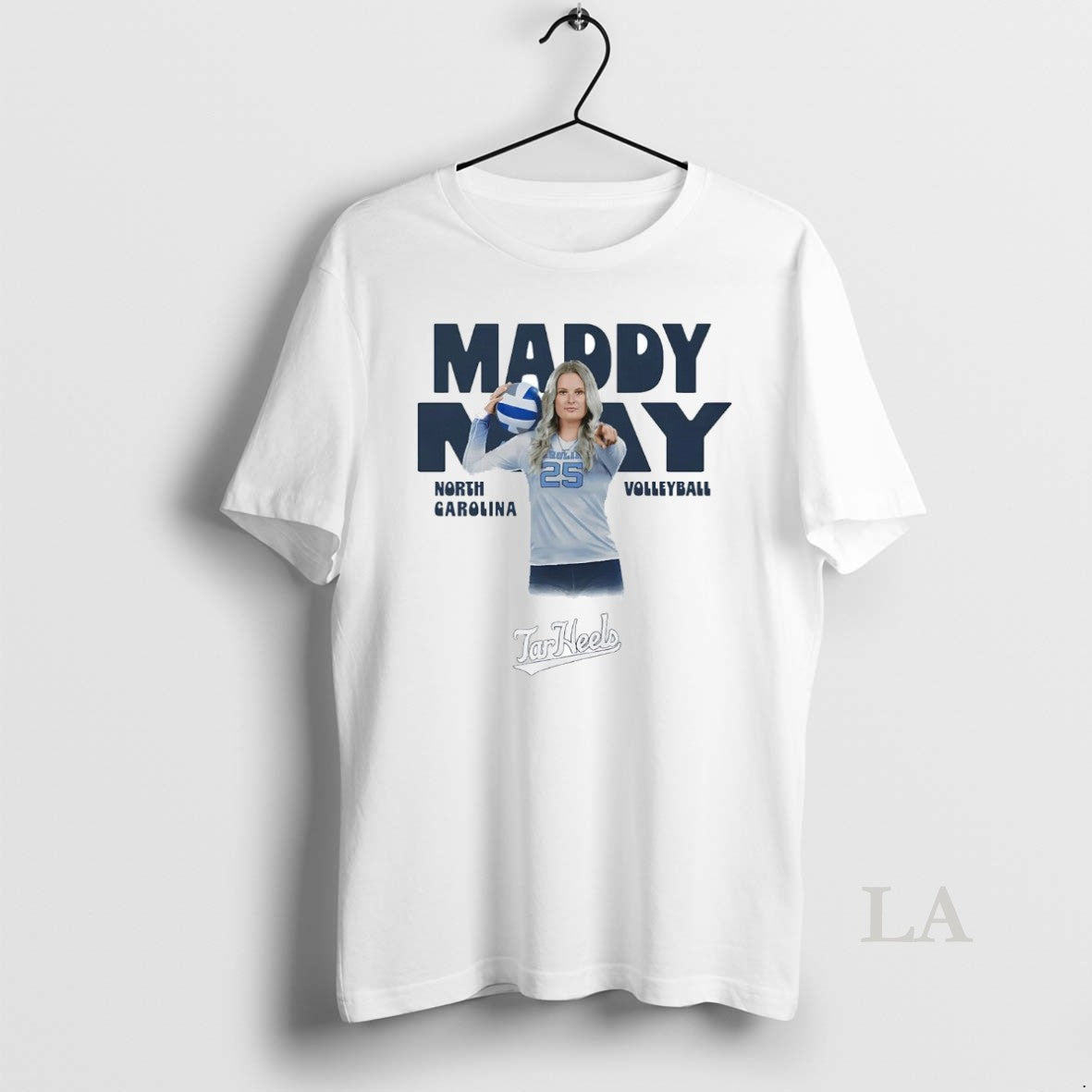 Original Maddy May Illustrated North Carolina Volleyball