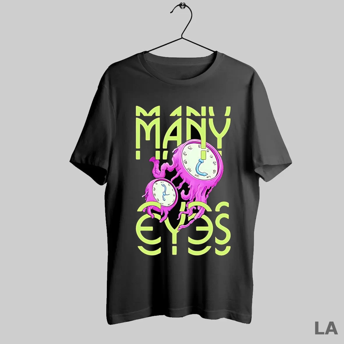 Original Many Eyes Purple Clocks