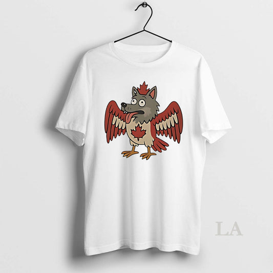 Original Maple Mad Wolfbird Quirky Canadian Creature Cartoon T-Shirts, Hoodie, Sweatshirt | AU18TeeNovaLab.com