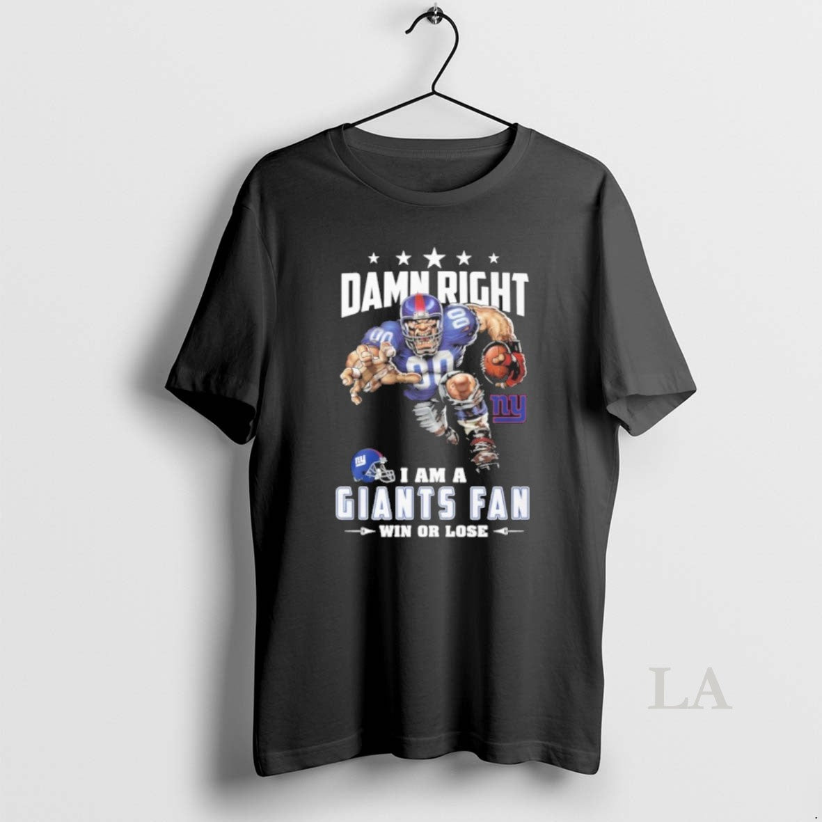 Original Mascot Damn Right I Am A Giants Fan Win Or Lose T-Shirts, Hoodie, Sweatshirt | AU18TeeNovaLab.com
