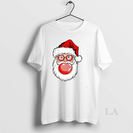 Original Merry Christmas Santa Claus Bubble Gum Circle T-Shirts, Hoodie, Sweatshirt | AU18TeeNovaLab.com