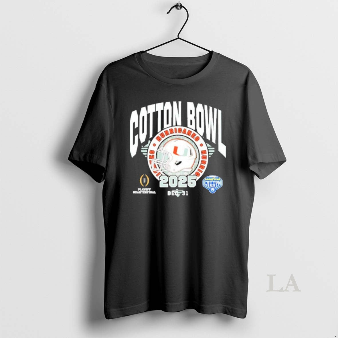 Original Miami 2025 Cotton Bowl Dec 31 T-Shirts, Hoodie, Sweatshirt | AU18TeeNovaLab.com