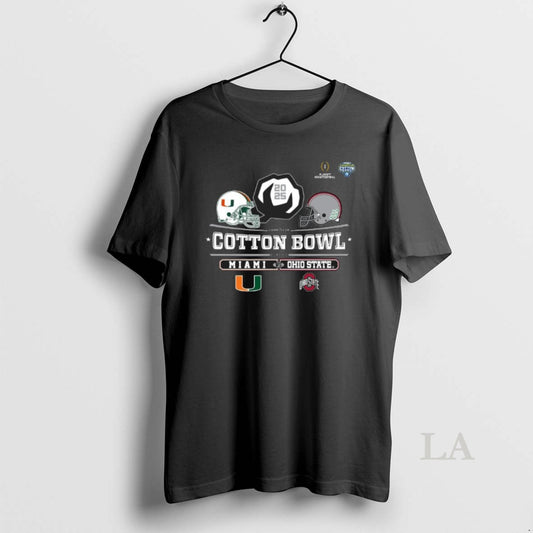 Original Miami Vs Ohio State 2025 Cotton Bowl Helmet Logo December 31 T-Shirts, Hoodie, Sweatshirt | AU18TeeNovaLab.com