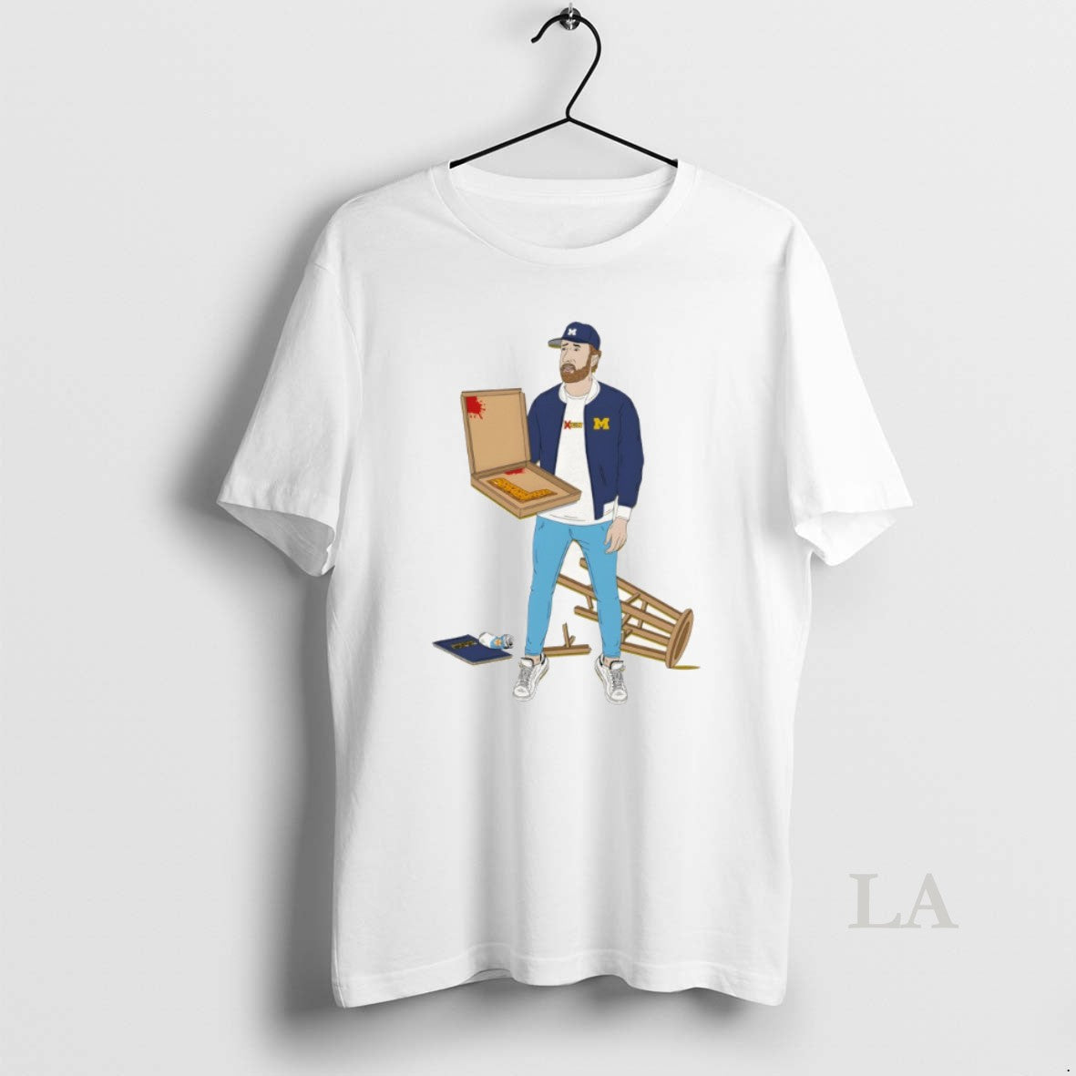 Original Michigan Wolverines Football Holding Pizza Meme T-Shirts, Hoodie, Sweatshirt | AU18TeeNovaLab.com
