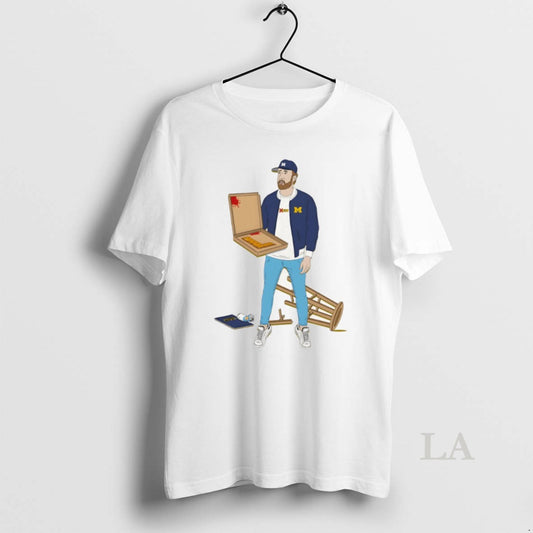 Original Michigan Wolverines Football Holding Pizza Meme T-Shirts, Hoodie, Sweatshirt | AU18TeeNovaLab.com
