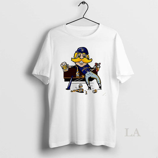 Original Milwaukee Brewers Nlcs Bernie Brewer Cheers To The Crew Mascot