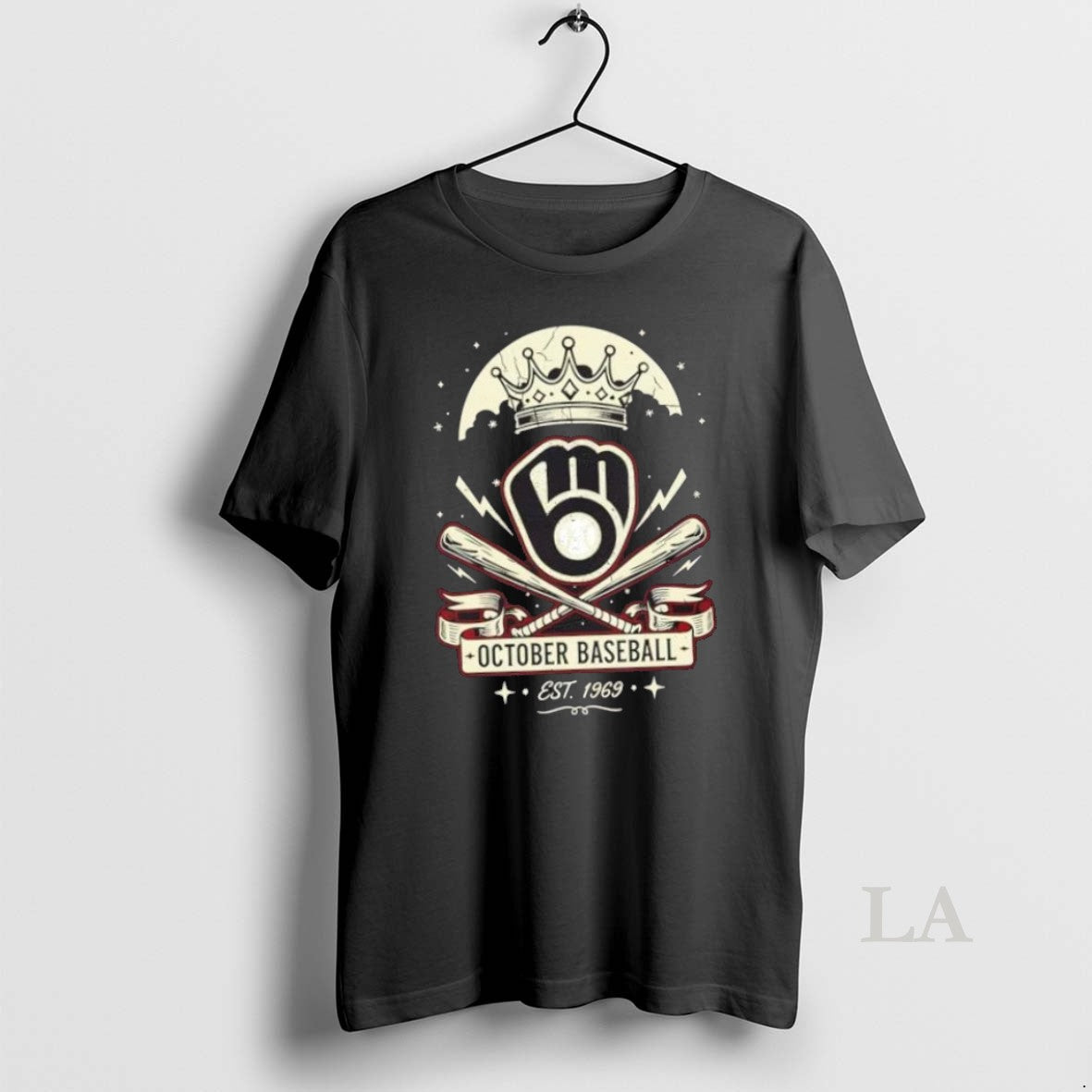 Original Milwaukee Brewers October Baseball Est 1969