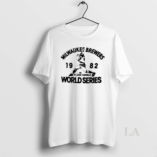 Original Milwaukee Brewers Vs St Louis Cardinals World Series 1982 Ceramic Ceramic And Classic Dad