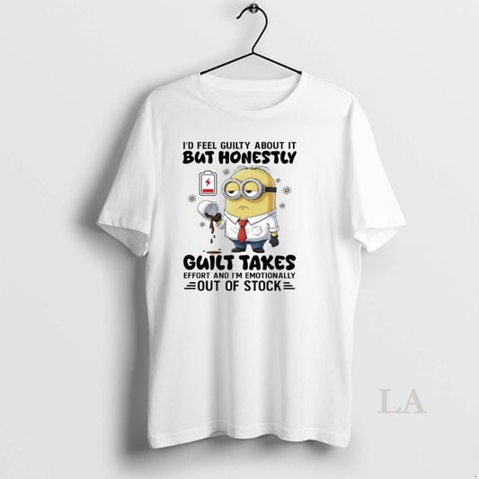 Original Minion Id Feel Guilty About It But Honestly Guilt Takes Christmas T-Shirts, Hoodie, Sweatshirt | AU18TeeNovaLab.com
