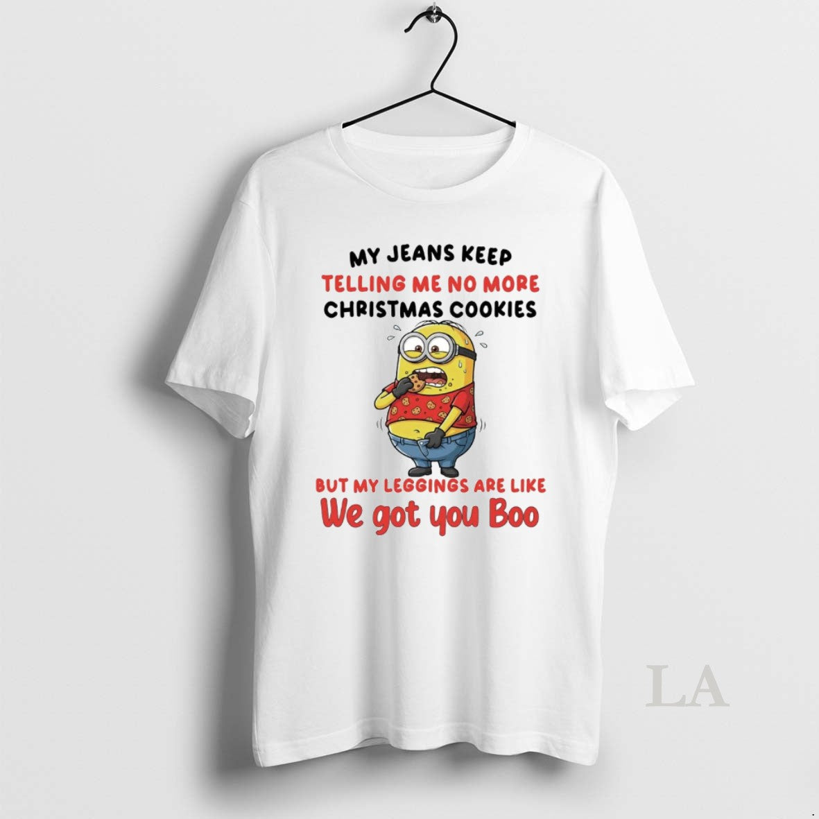 Original Minion My Jeans Keep Telling Me No More Christmas Cookies T-Shirts, Hoodie, Sweatshirt | AU18TeeNovaLab.com