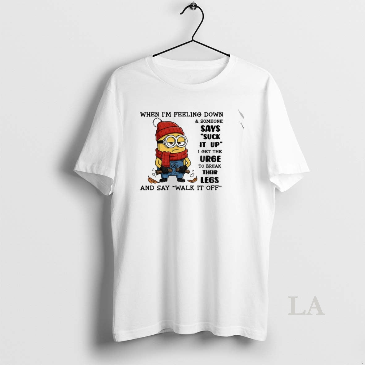Original Minion When Im Feeling Down Someone Says Suck It Up I Get The Urge T-Shirts, Hoodie, Sweatshirt | AU18TeeNovaLab.com