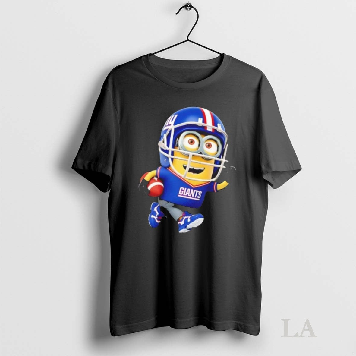 Original Minions Is Holding A Ball And Smiling At New York Giants Fans