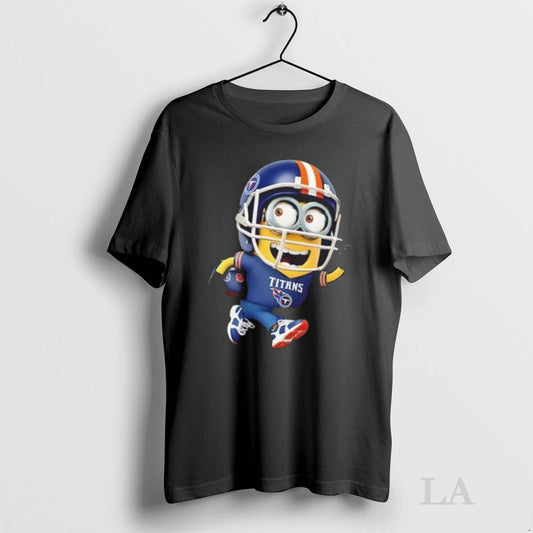 Original Minions Is Holding A Ball And Smiling At Tennessee Titans Fans