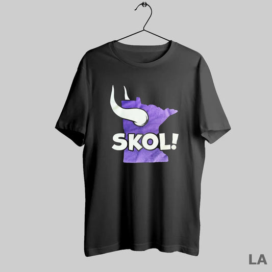 Original Minnesota Viking Football Skol Silhouette Retro Style