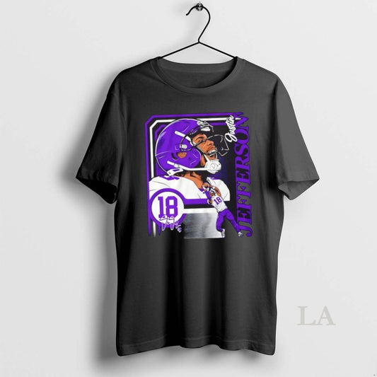 Original Minnesota Vikings Justin Jefferson Collage Frame