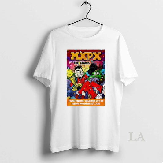 Original Mxpx Oklahoma City Ok November 16th 2025 T-Shirts, Hoodie, Sweatshirt | AU18TeeNovaLab.com