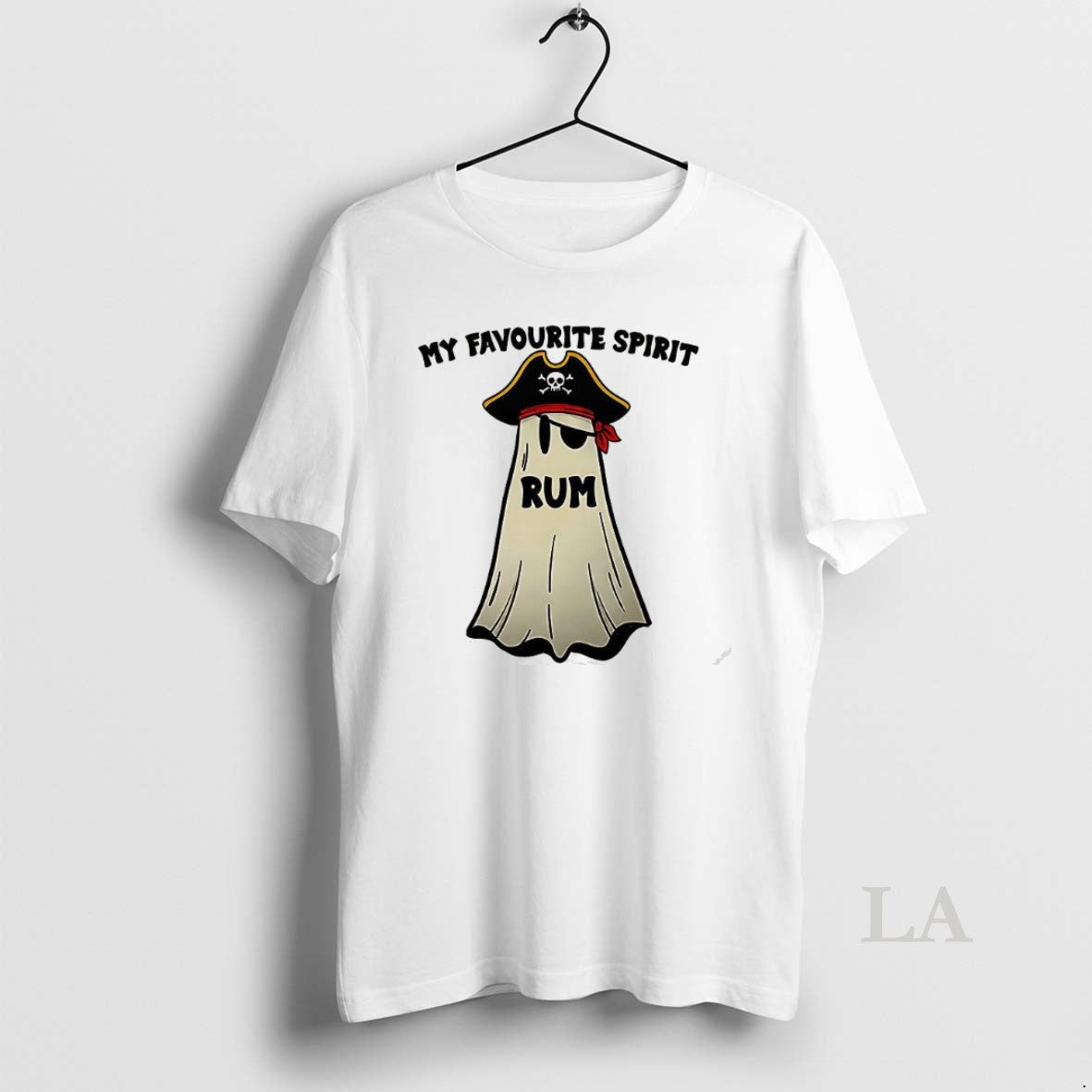 Original My Favourite Spirit Ghost Pirates Rum Halloween