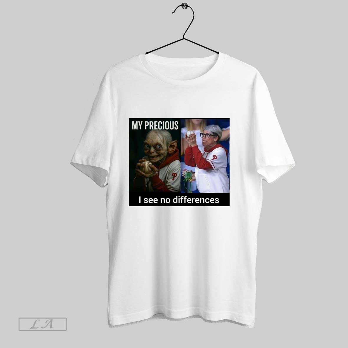 Original My Precious I See No Differences Philadelphia Phillies Mlb Meme T-Shirts, Hoodie, Sweatshirt | AU18TeeNovaLab.com