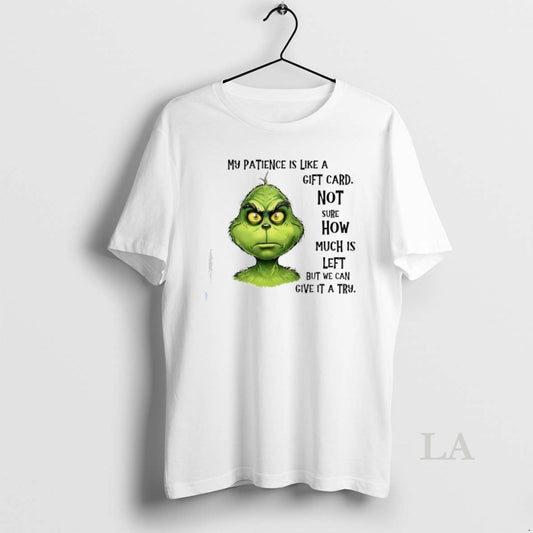 Original My Patience Is Like A Gift Card Not Sure How Much Is Left But T-Shirts, Hoodie, Sweatshirt | AU18TeeNovaLab.com