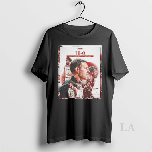 Original Nebraska Mens Basketball 11 0 Best Start In School History T-Shirts, Hoodie, Sweatshirt | AU18TeeNovaLab.com