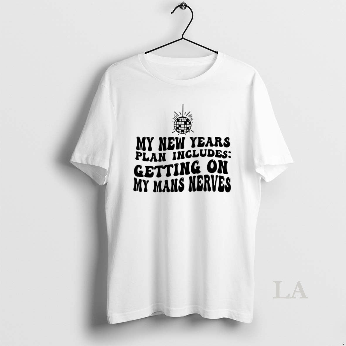 Original New Years Resolution Getting On My Mans Nerve T-Shirts, Hoodie, Sweatshirt | AU18TeeNovaLab.com