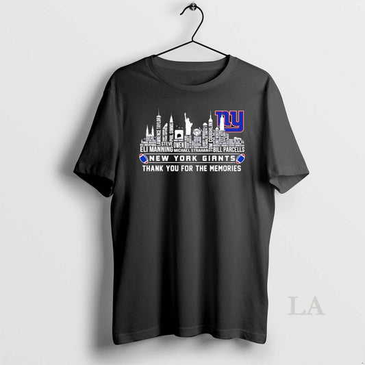 Original New York Giants City Players Names Thank You For The Memories T-Shirts, Hoodie, Sweatshirt | AU18TeeNovaLab.com
