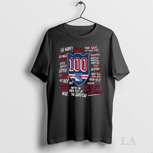 Original New York Rangers 100 Years Oh Baby The King Of New York Hen Rik