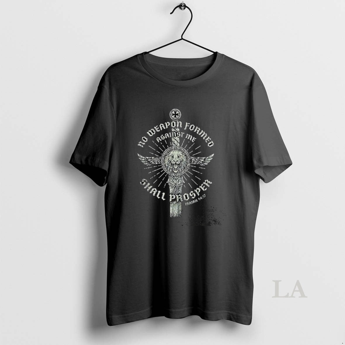 Original No Weapon Formed Shall Prosper Sword Isaiah 54 17 Christian T-Shirts, Hoodie, Sweatshirt | AU18TeeNovaLab.com