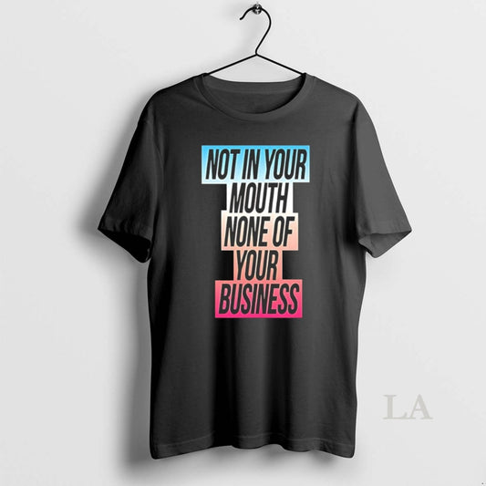 Original Not In Your Mouth Trans Flag