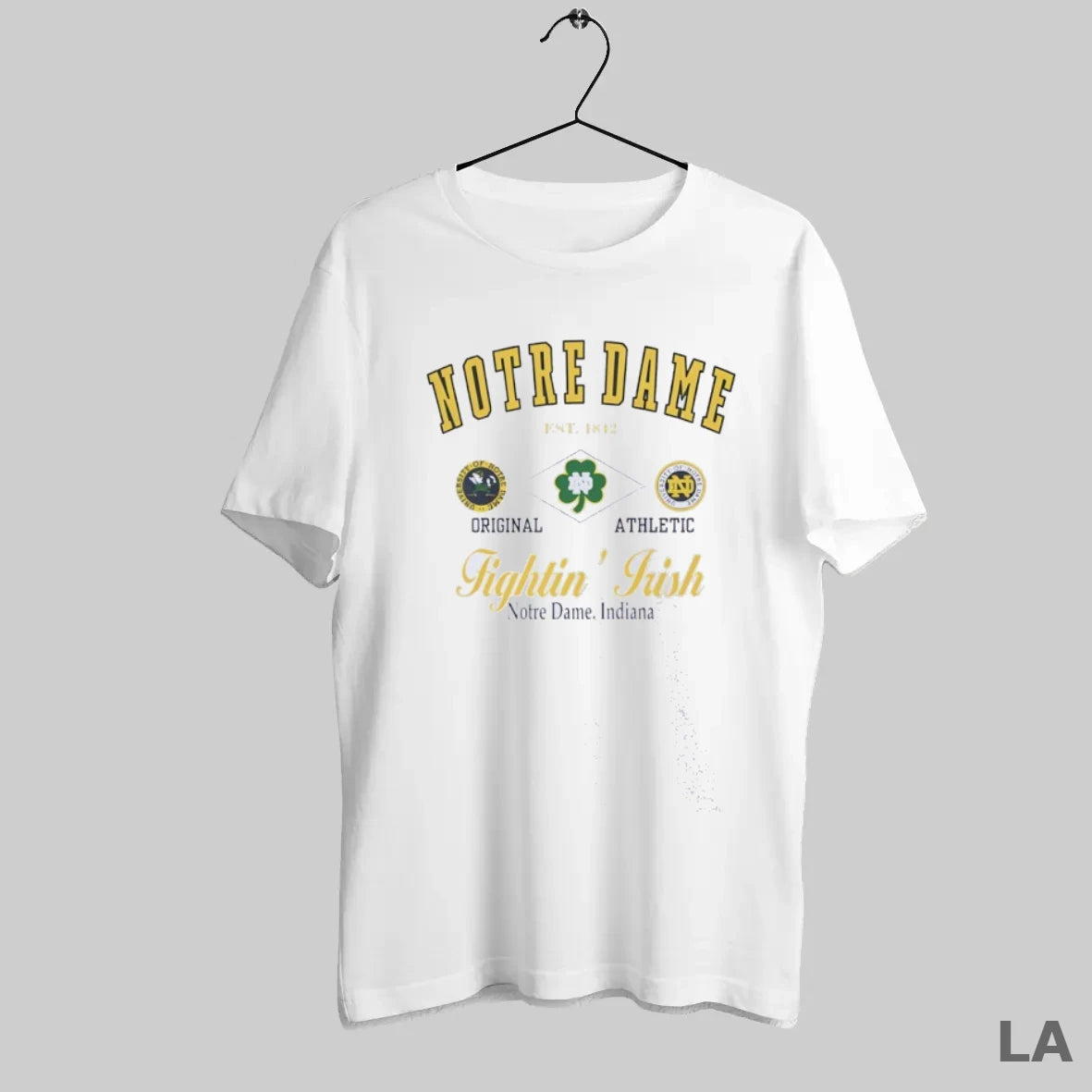 Original Notre Dame Fighting Irish Indiana Est 1812 Athletic Logo