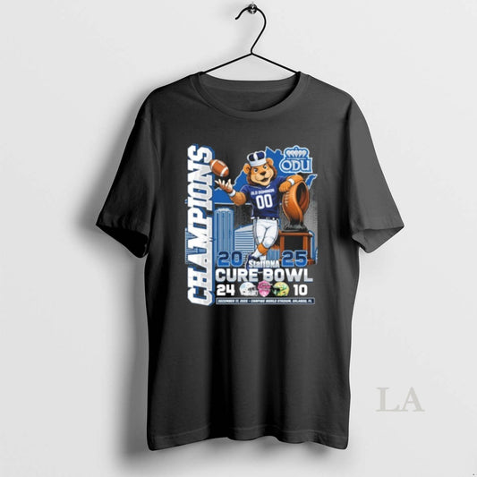 Original Odu Monarchs Mascot 2025 Cure Bowl Champions Score T-Shirts, Hoodie, Sweatshirt | AU18TeeNovaLab.com
