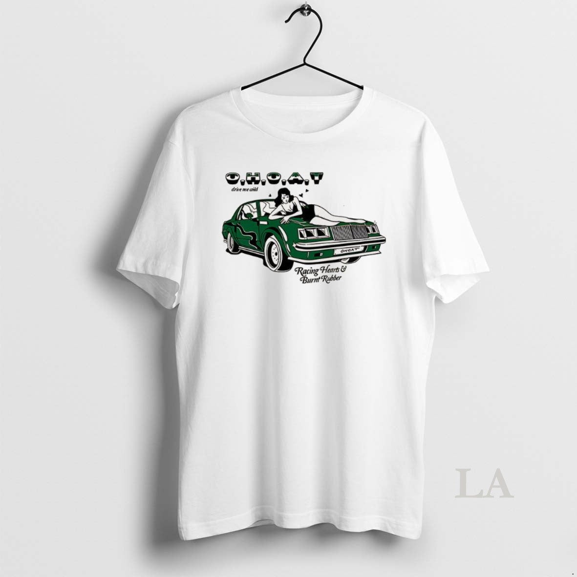 Original Ohoat Racing Heart And Burnt Rubber