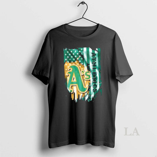 Original Oakland Athletics Baseball X American Flag T-Shirts, Hoodie, Sweatshirt | AU18TeeNovaLab.com