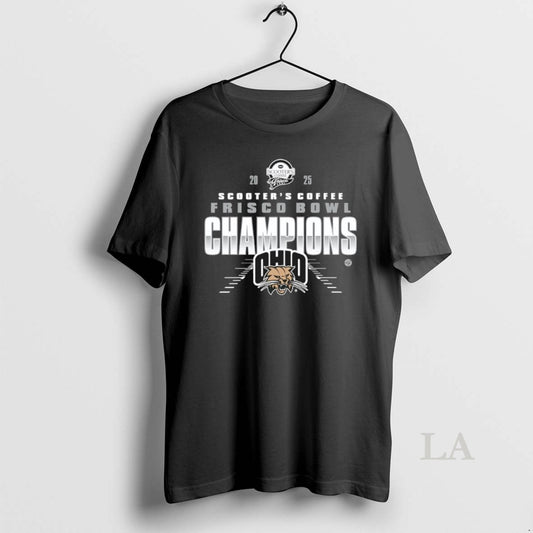 Original Ohio Bobcats 2025 Frisco Bowl Champions T-Shirts, Hoodie, Sweatshirt | AU18TeeNovaLab.com