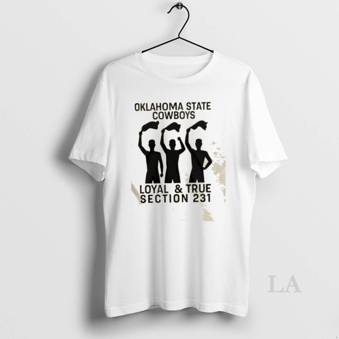 Original Oklahoma State Cowboys Loyal And True Section 231 Stand Up 2 Sided