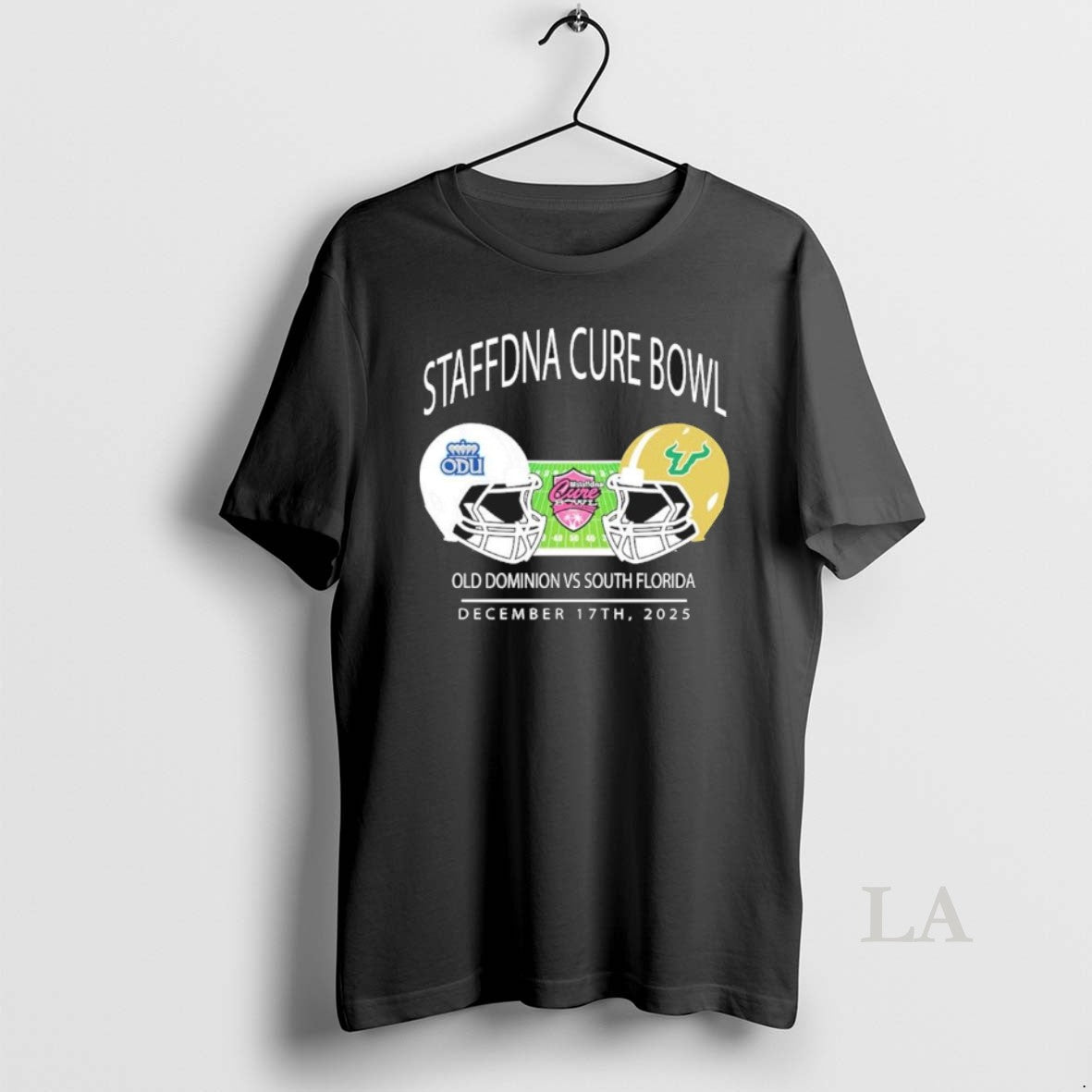 Original Old Dominion Monarchs Football Vs South Florida Bulls Staffdna Cure Bowl December 17th 2025 T-Shirts, Hoodie,...