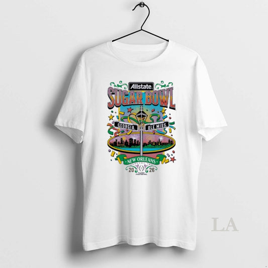 Original Ole Miss Vs Georgia 2026 Allstate Sugar Bowl Nola Adult T-Shirts, Hoodie, Sweatshirt | AU18TeeNovaLab.com