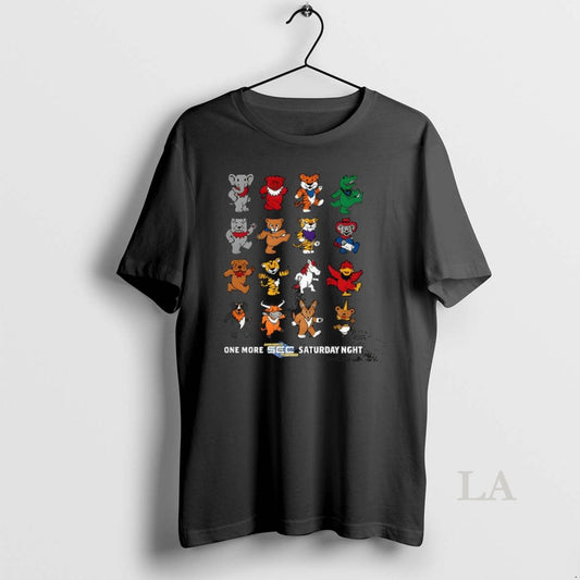 Original One More Sec Football Saturday Night Mascot Cartoon T-Shirts, Hoodie, Sweatshirt | AU18TeeNovaLab.com