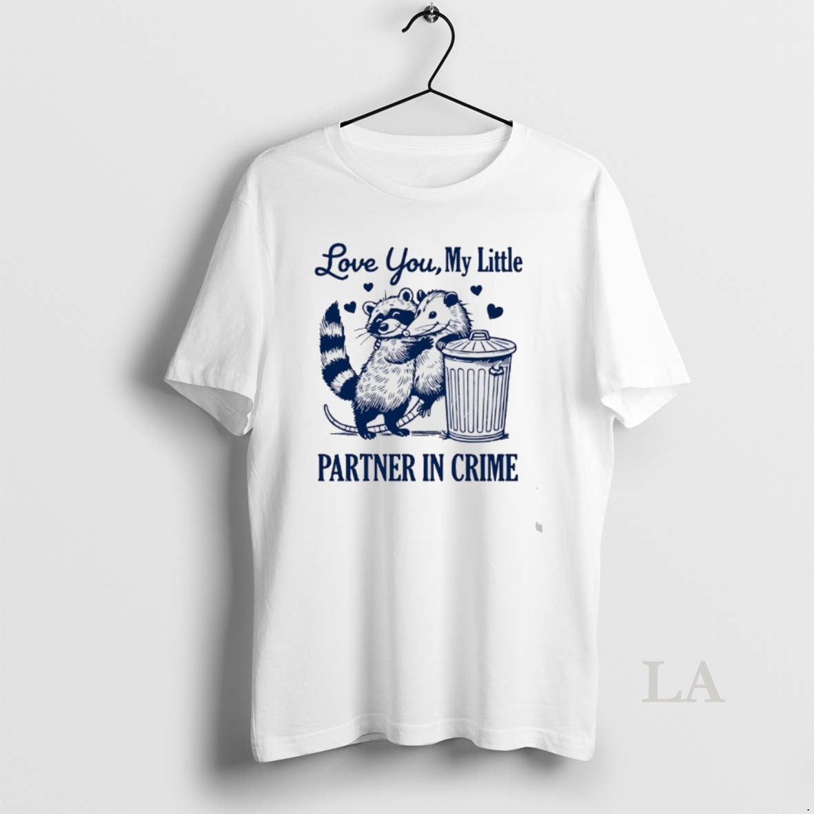 Original Opossum Love You My Little Partner In Crime T-Shirts, Hoodie, Sweatshirt | AU18TeeNovaLab.com