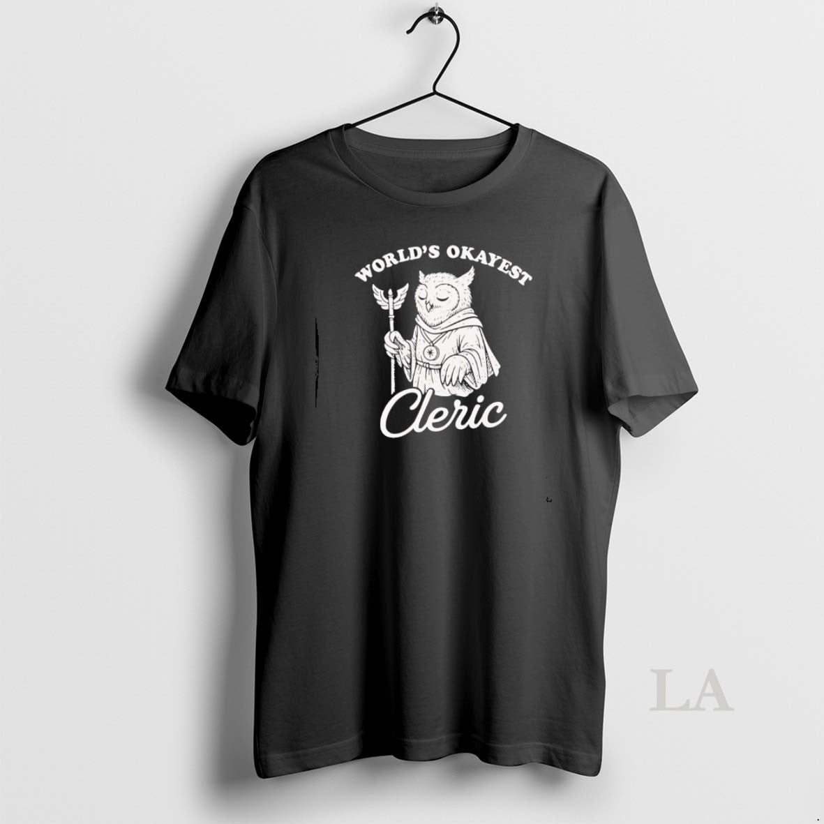 Original Owl Worlds Okayest Cleric T-Shirts, Hoodie, Sweatshirt | AU18TeeNovaLab.com