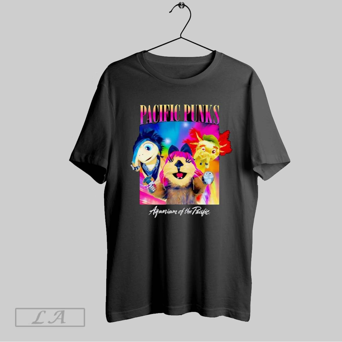 Original Pacific Punks Aquarium Of The Pacific Punk Mascot Graphic